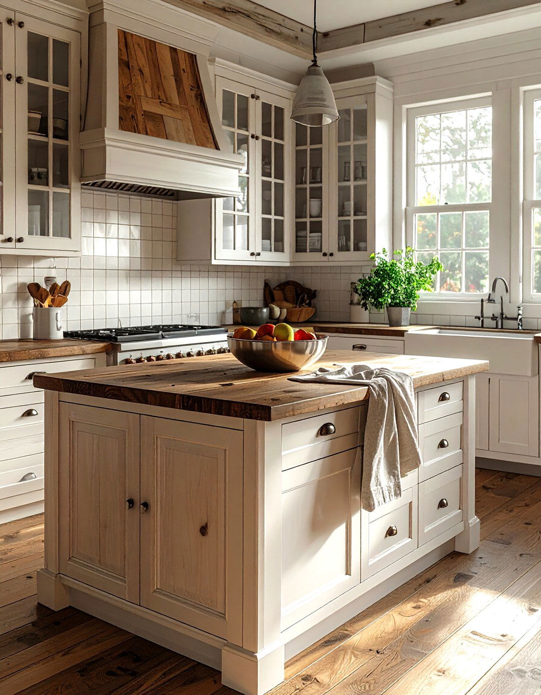 Butcher block countertops - 30 kitchen on a budget ideas