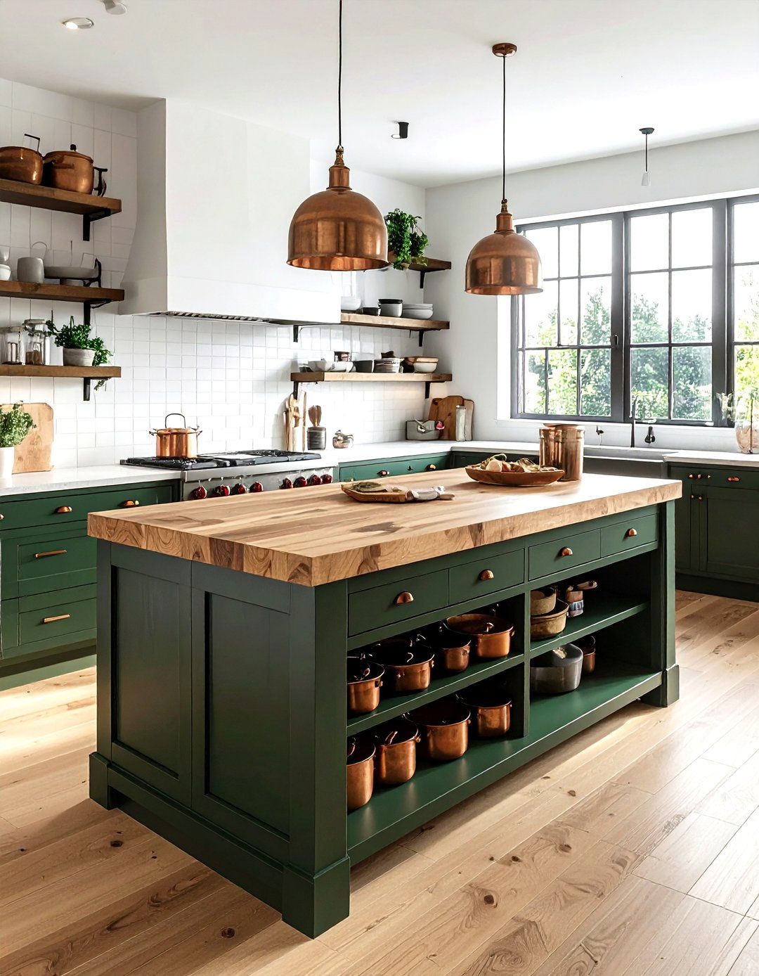 Butcher block island - 30 kitchen furniture ideas