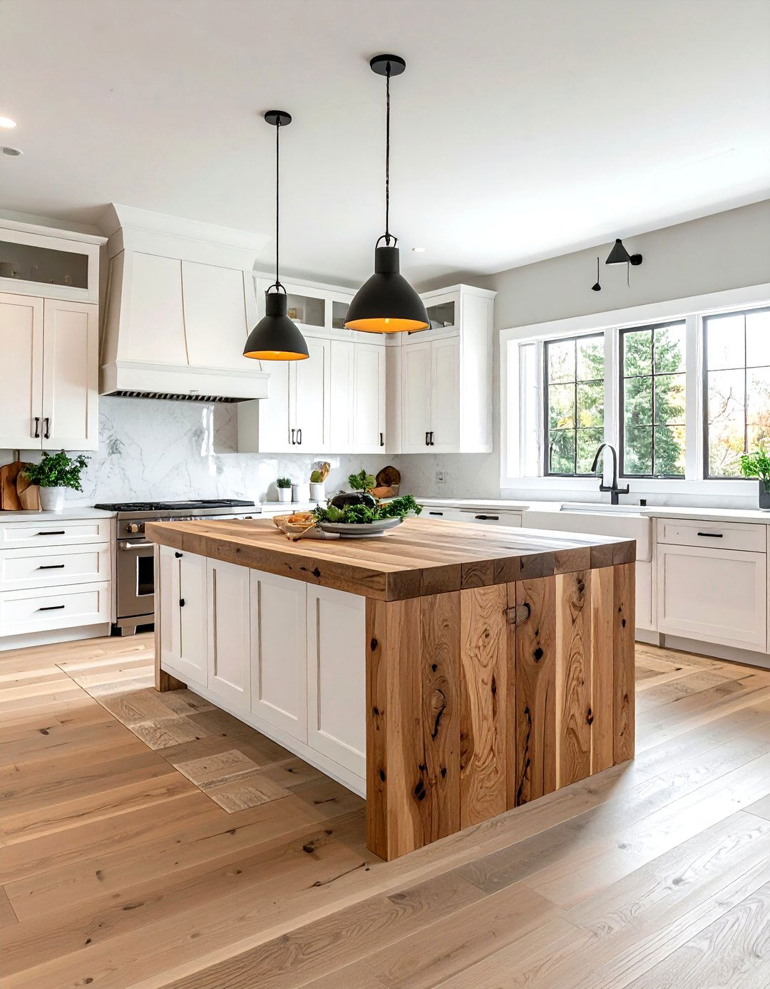 Butcher block island kitchen - 30 uncomplicated kitchen ideas