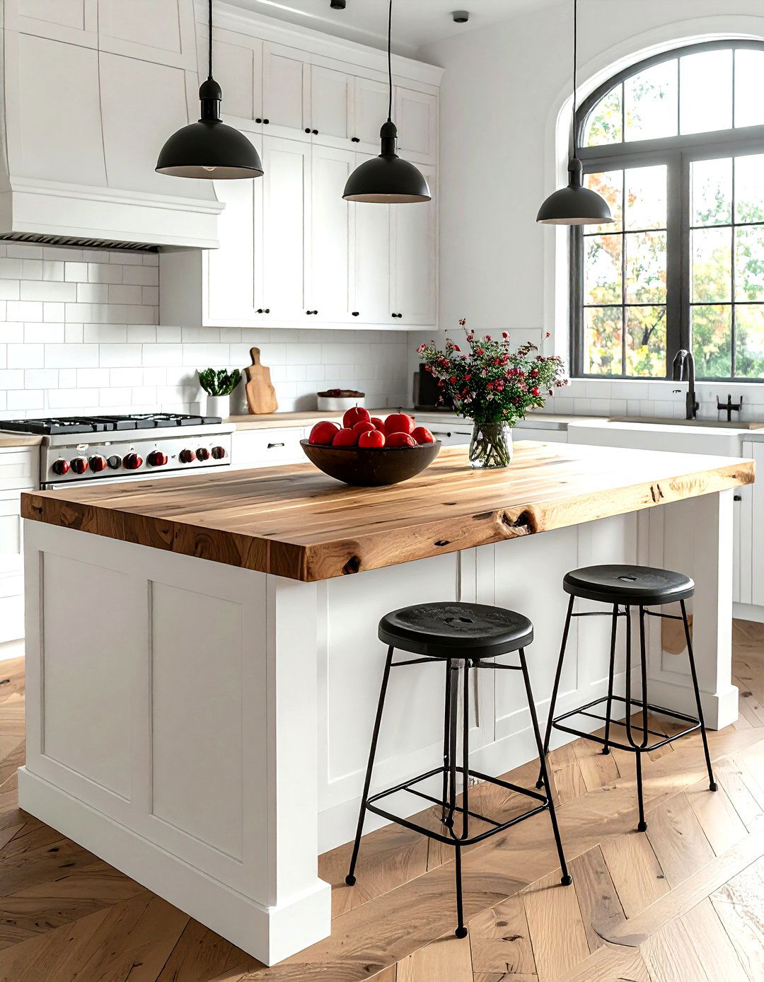 Butcher block kitchen island - 30 Home Depot kitchen ideas