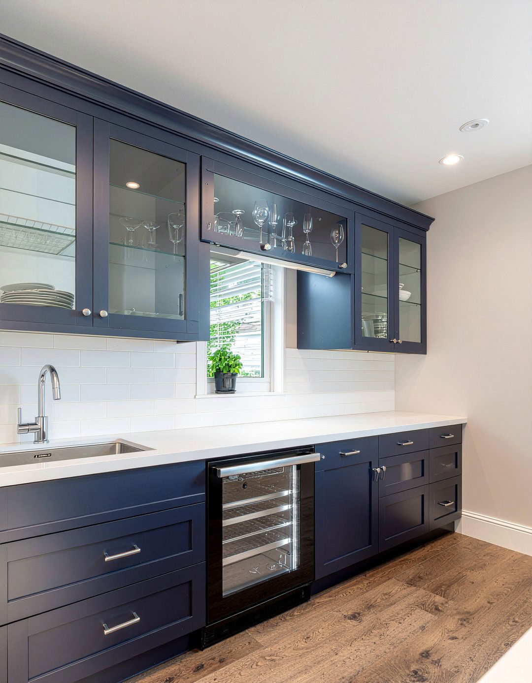 Butler Pantry Beverage Center - 30 beverage refrigerator kitchen ideas