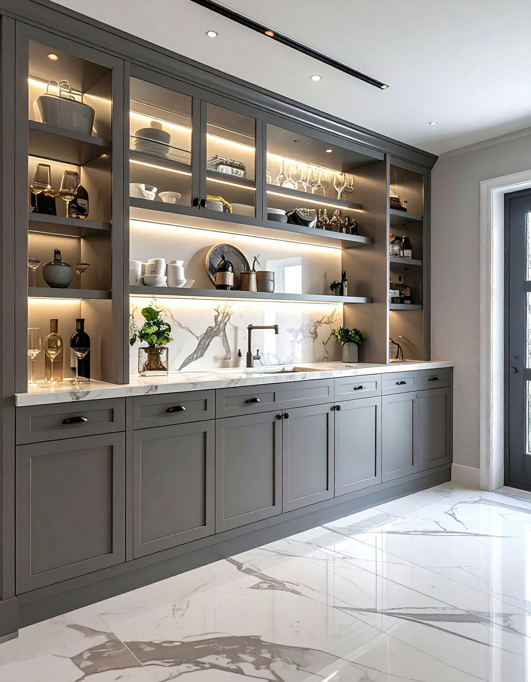 Butler Pantry Storage - 30 rich decor ideas