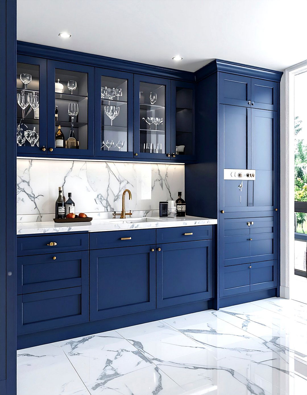 Butler pantry - 30 kitchen space planning ideas