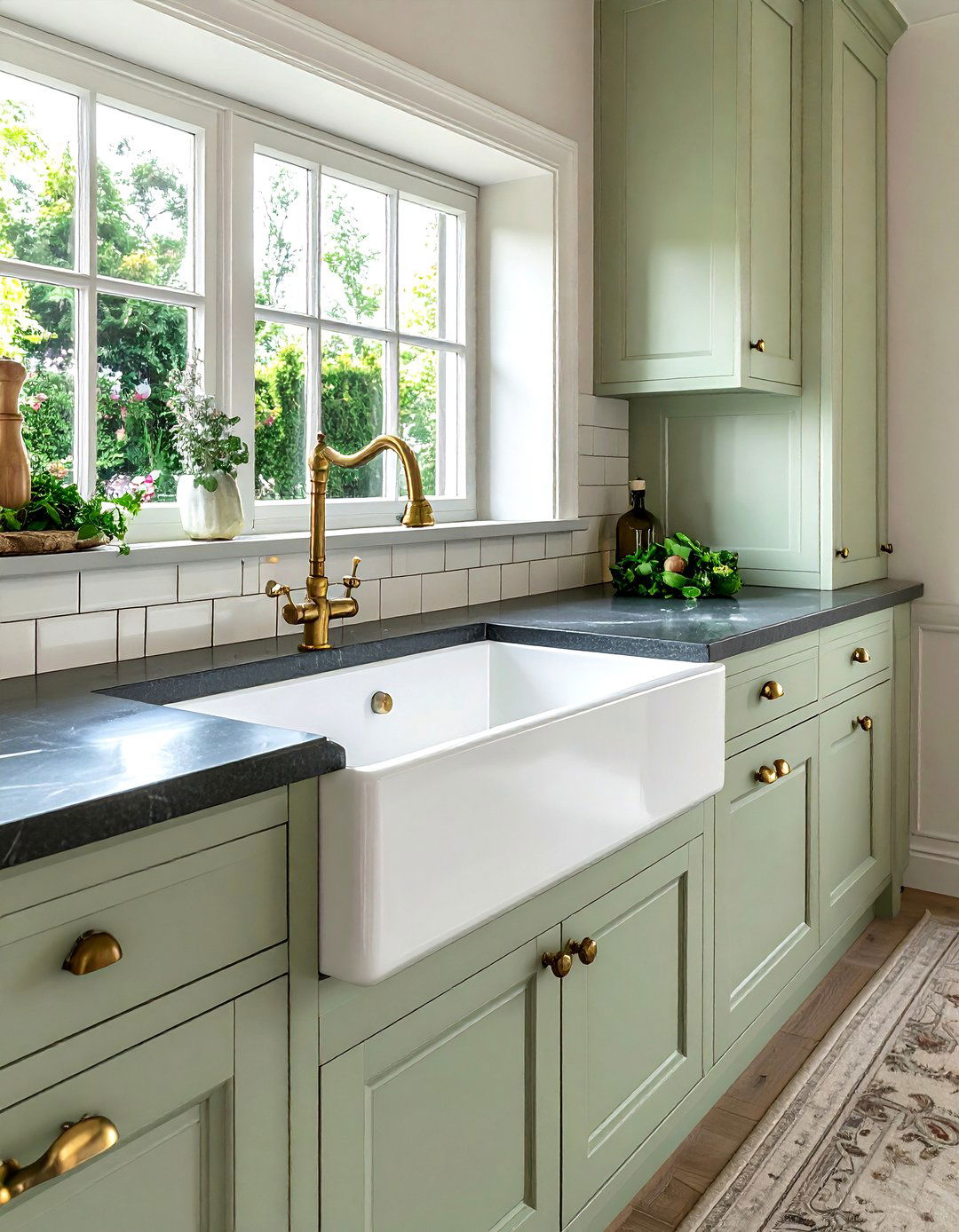 Butler sink kitchen - 30 Georgian kitchen ideas