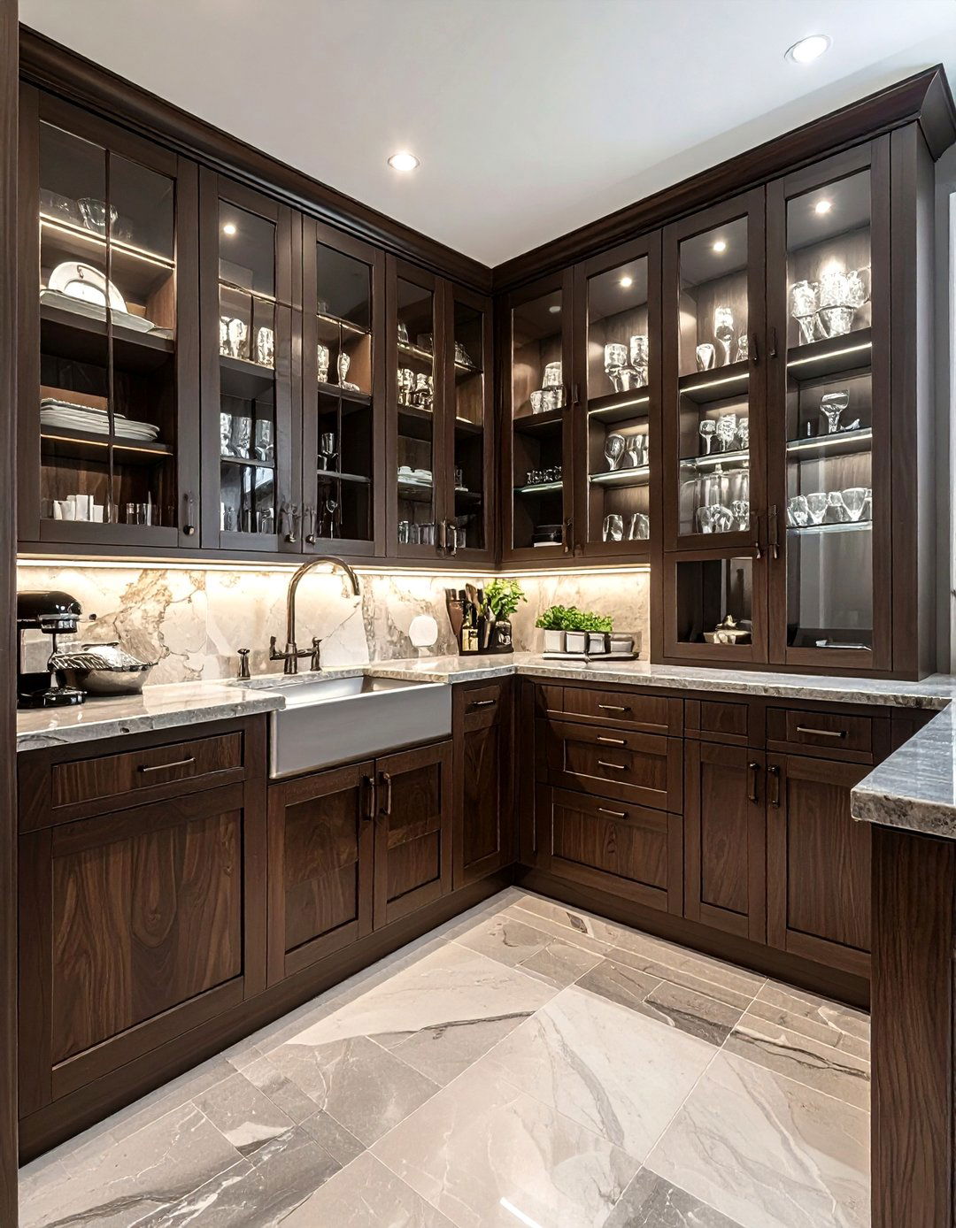Butlers Pantry - 30 traditional home decor ideas