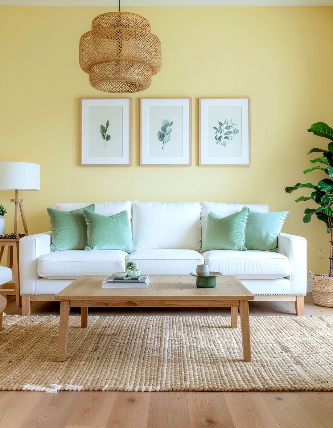 Butter yellow living room - 30 living room yellow walls