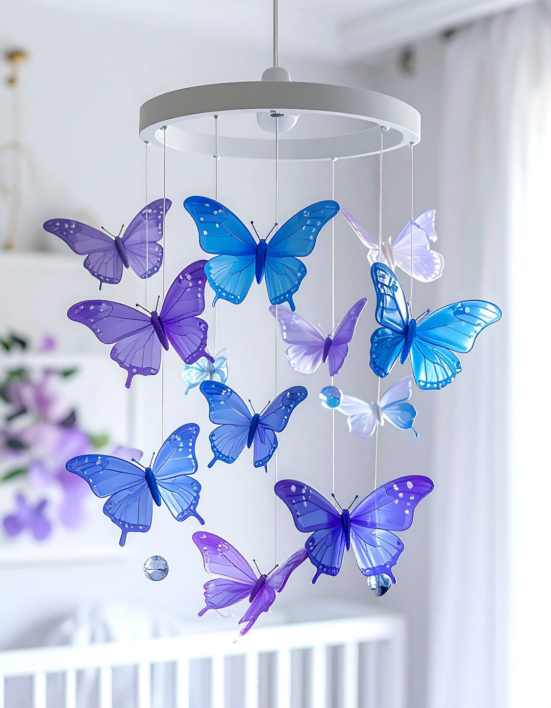 Butterfly Nursery Mobile - 30 nursery mobile ideas