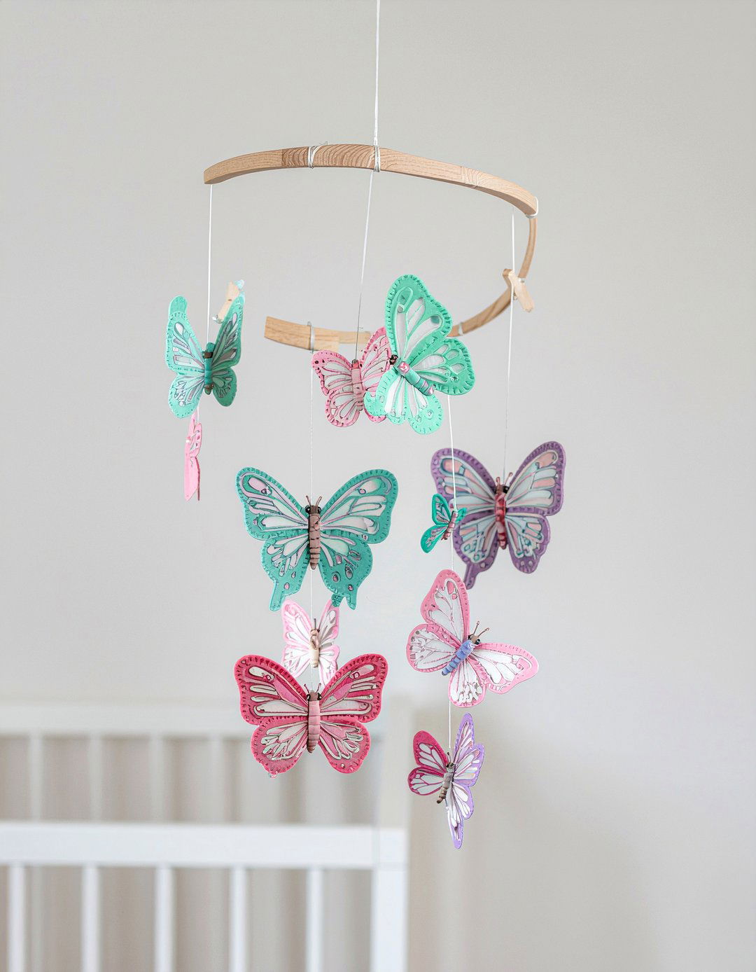 Butterfly Nursery Mobile - 30 butterfly bedroom ideas