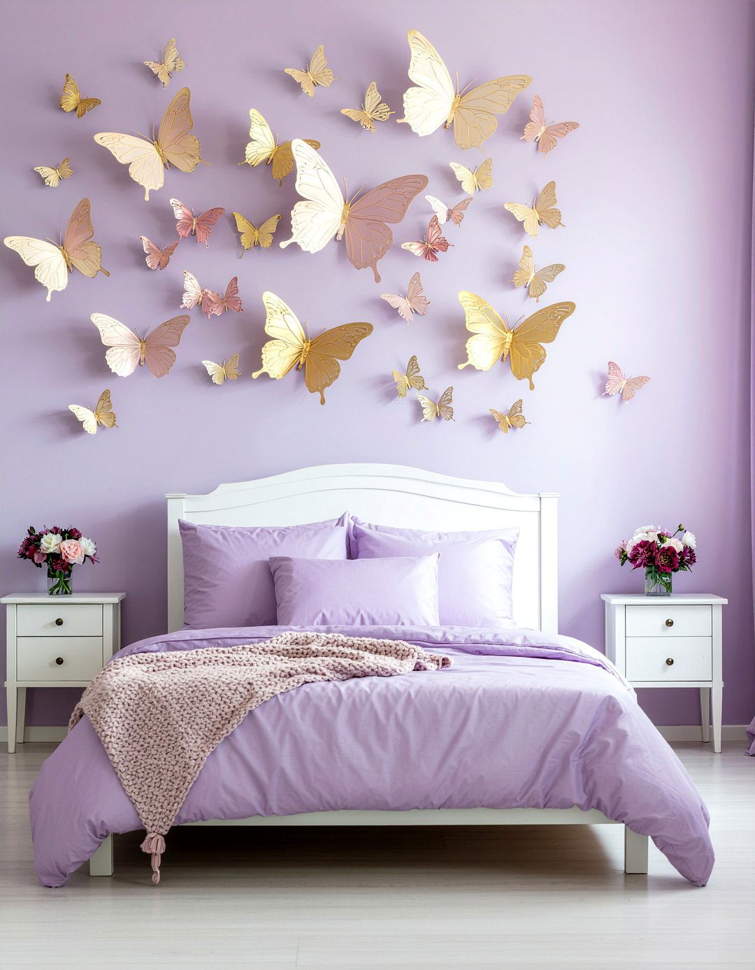 Butterfly Wall Art - 30 girls bedroom ideas