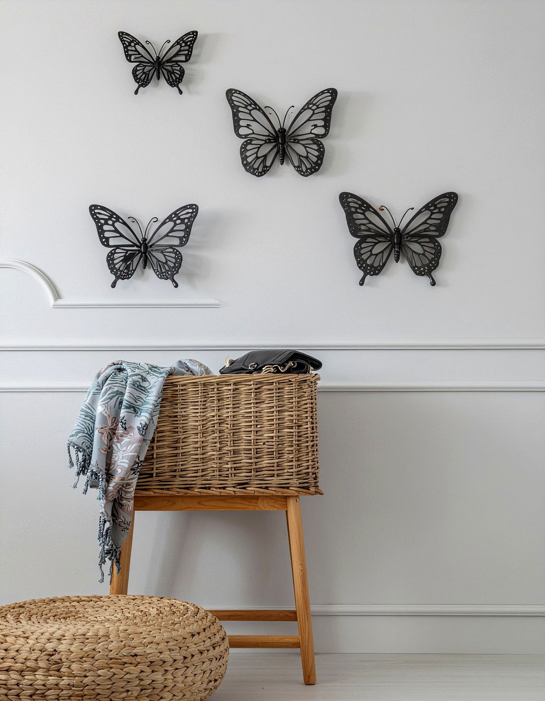 Butterfly Wall Hook - 30 butterfly bedroom ideas