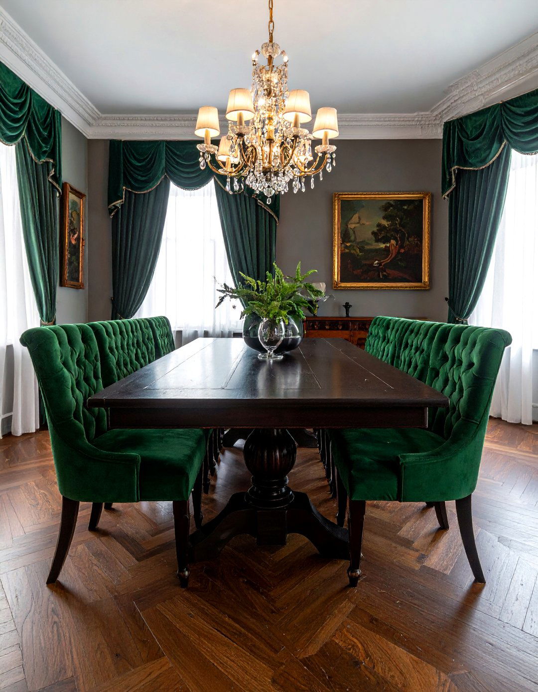 Button tufted dining - 30 tufted banquette dining ideas