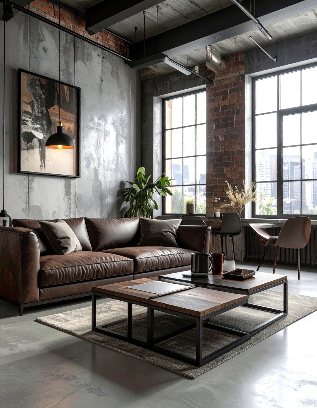 C Shaped Side Table - 30 living room space saving ideas