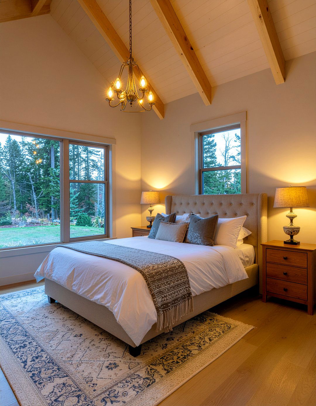 Cabin Bedroom Lighting - 30 cabin bedroom ideas