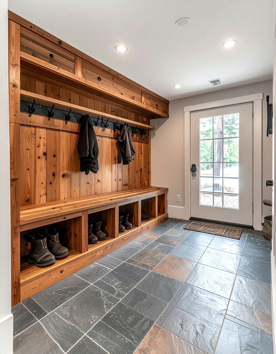 Cabin Entryway Mudroom - 30 cabin decor ideas