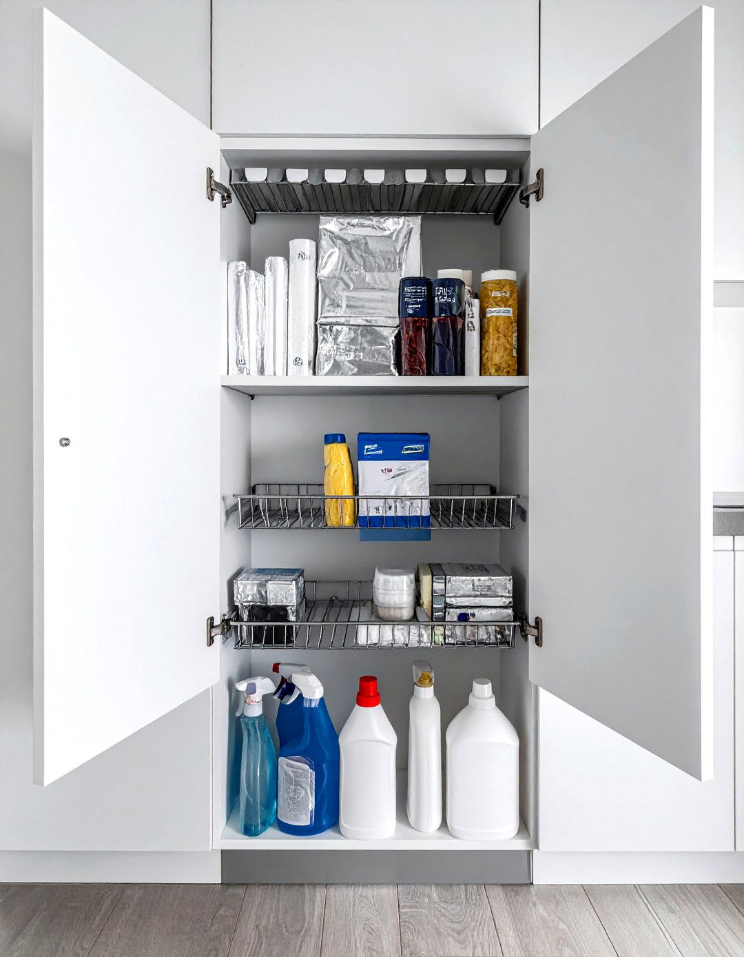 Cabinet Door Organizer - 30 small kitchen organization ideas