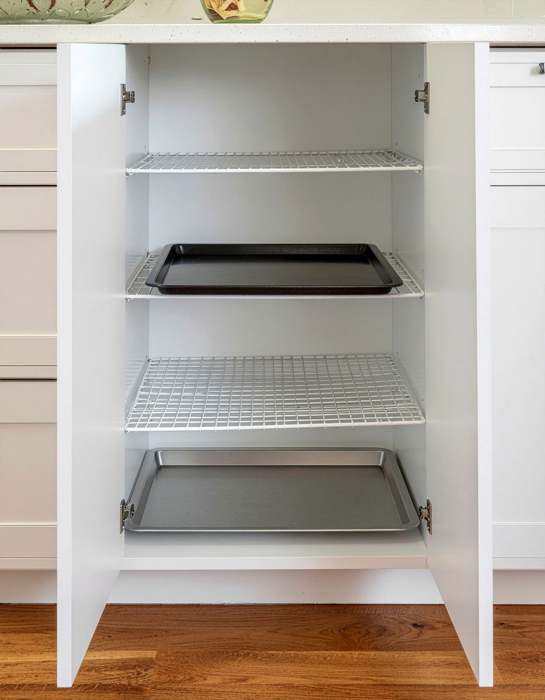 Cabinet Door Organizer - 30 baking sheet storage kitchen ideas