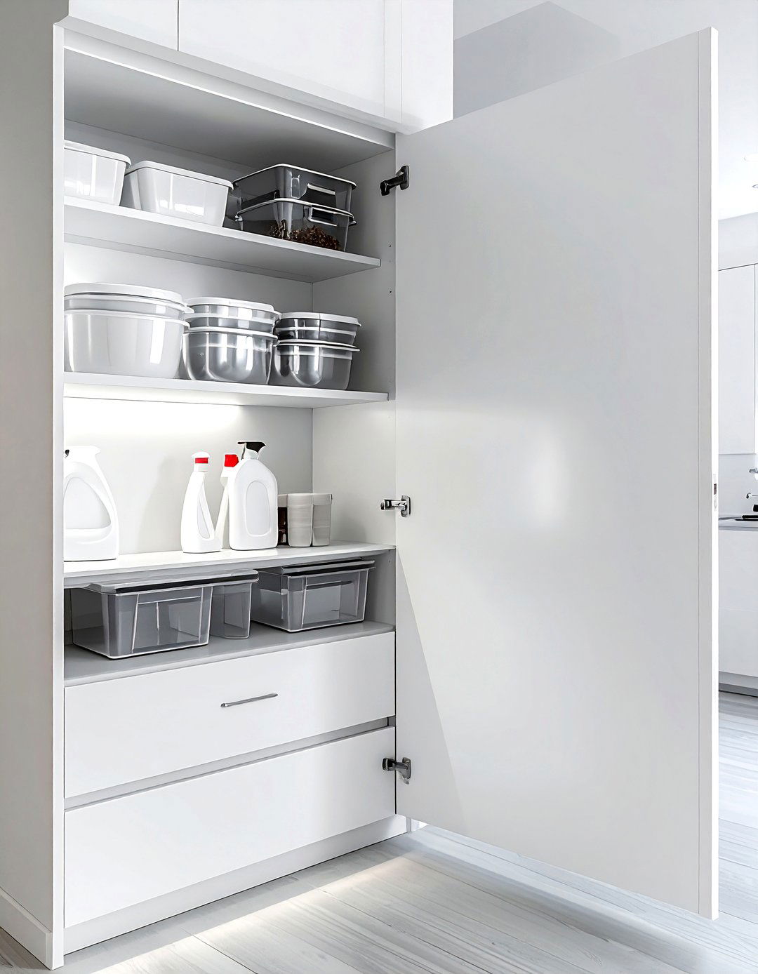 Cabinet door storage - 30 kitchen clever storage ideas