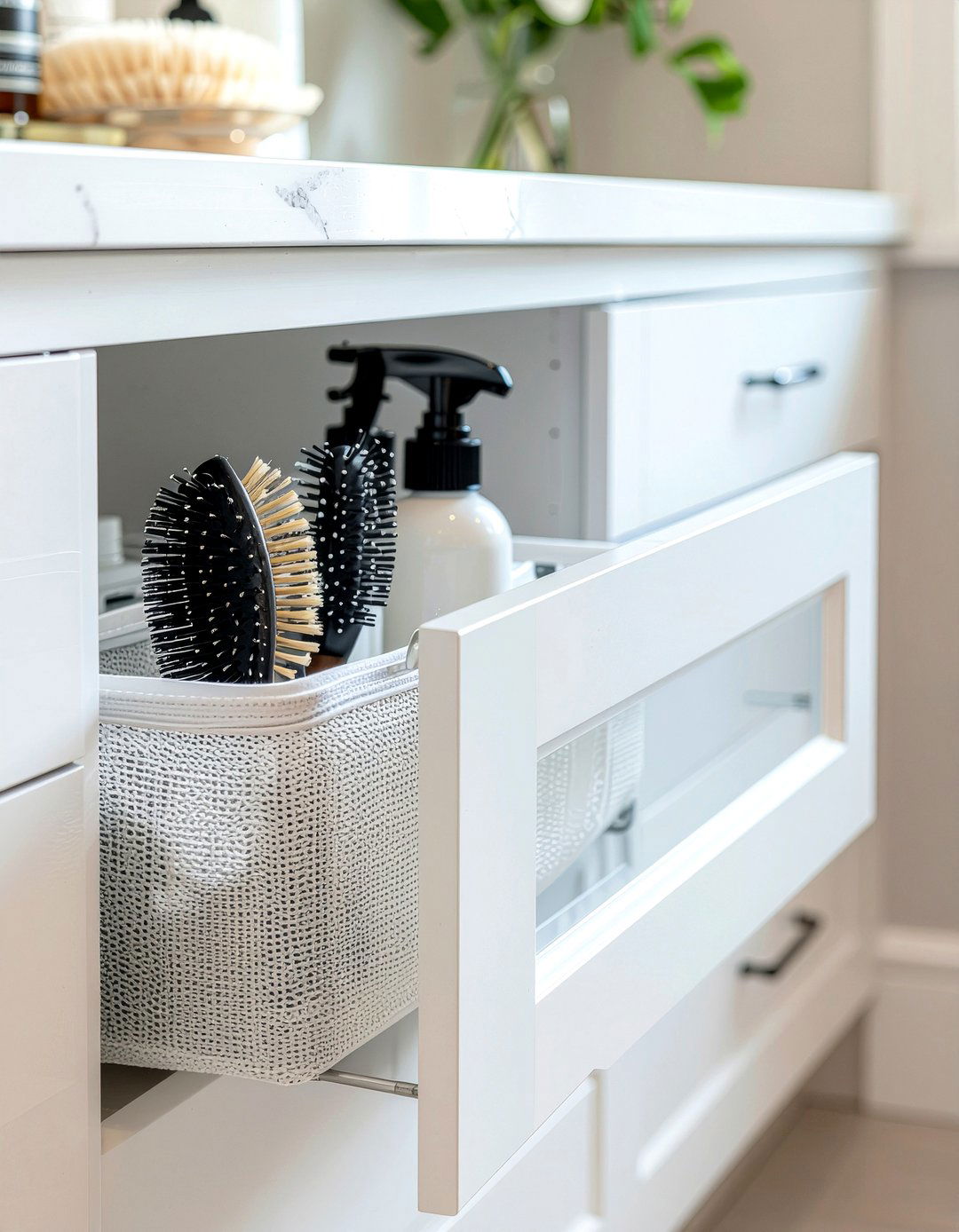 Cabinet door storage - 30 bathroom organization ideas