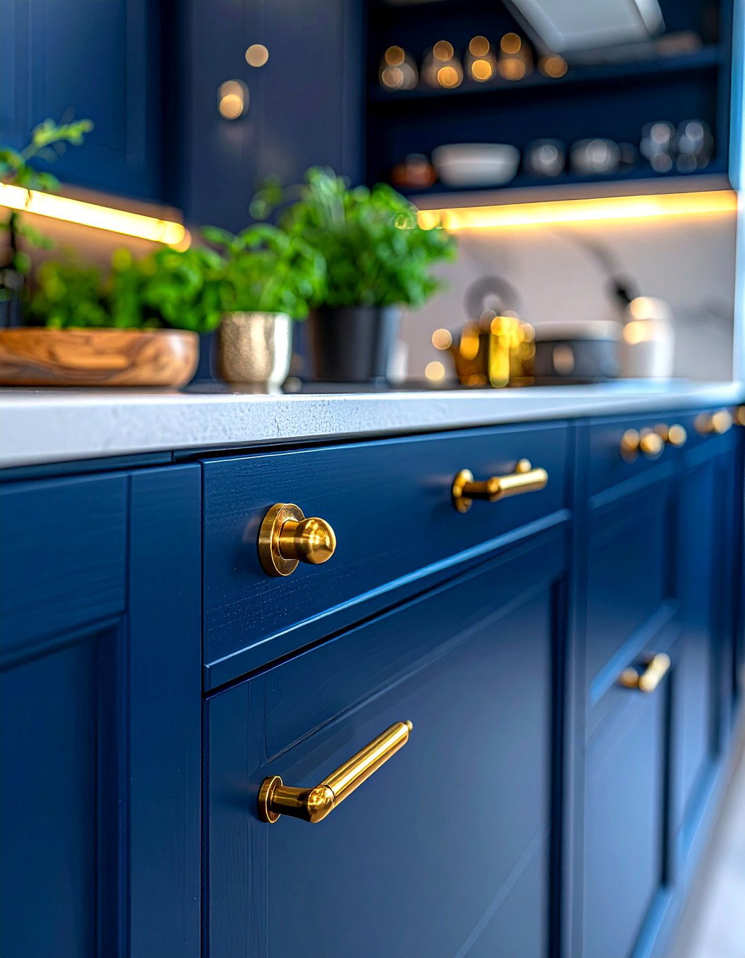 Cabinet hardware - 30 decor improvement ideas