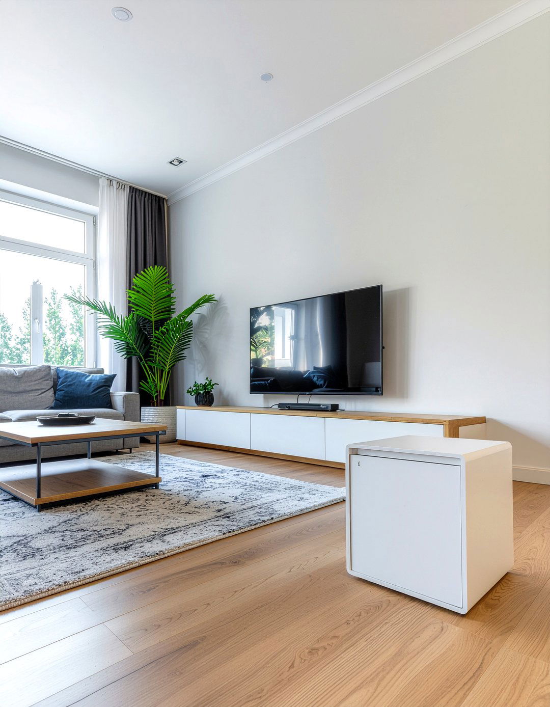 Cable Management Box - 30 toddler friendly living room ideas