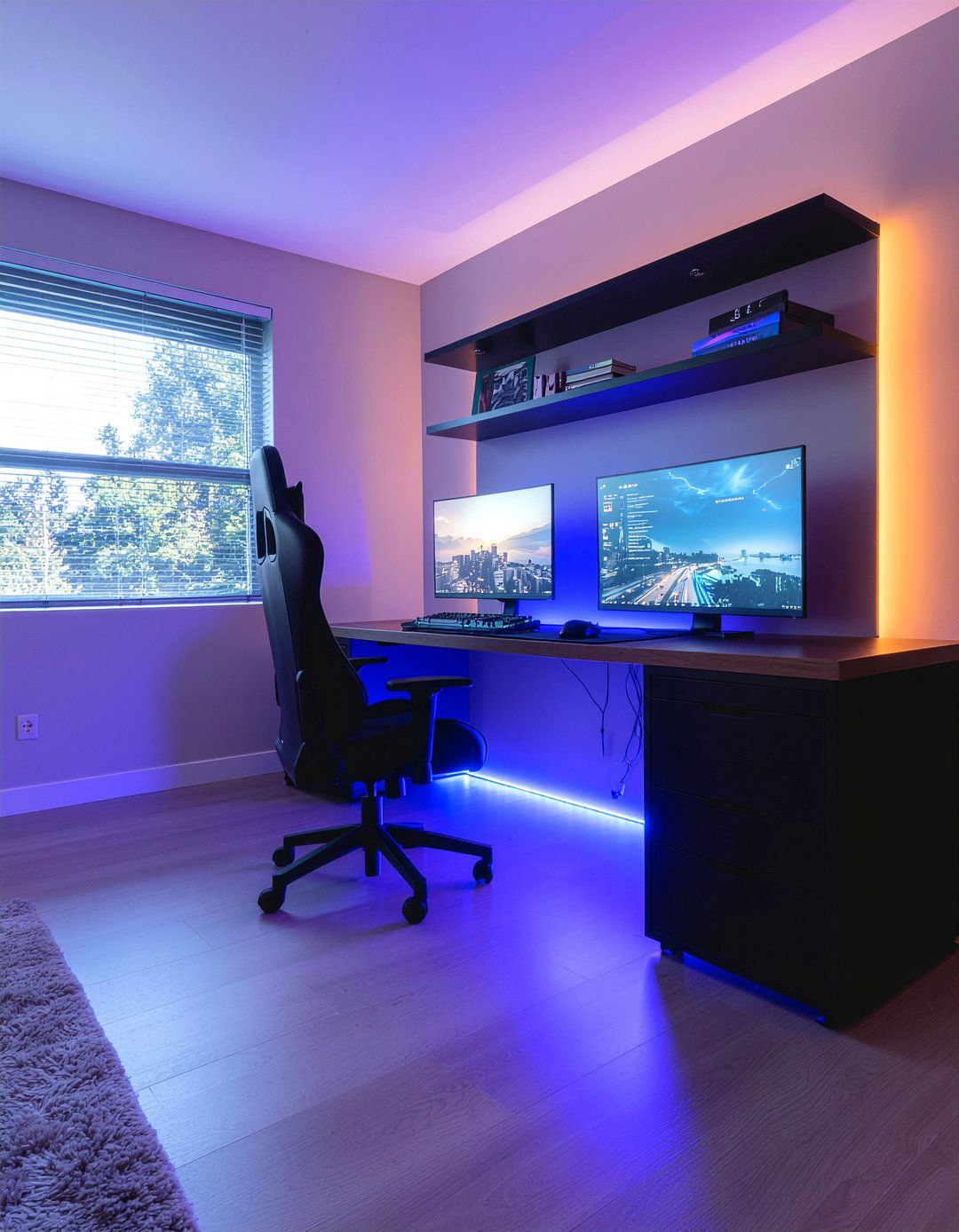 Cable Management System - 30 esports bedroom ideas