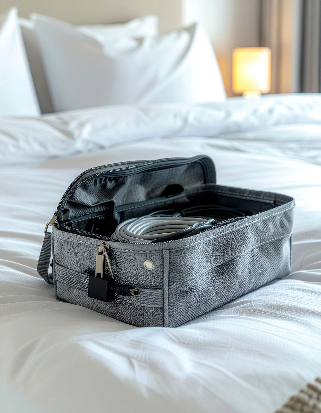 Cable storage bag - 30 bedroom cable organizers