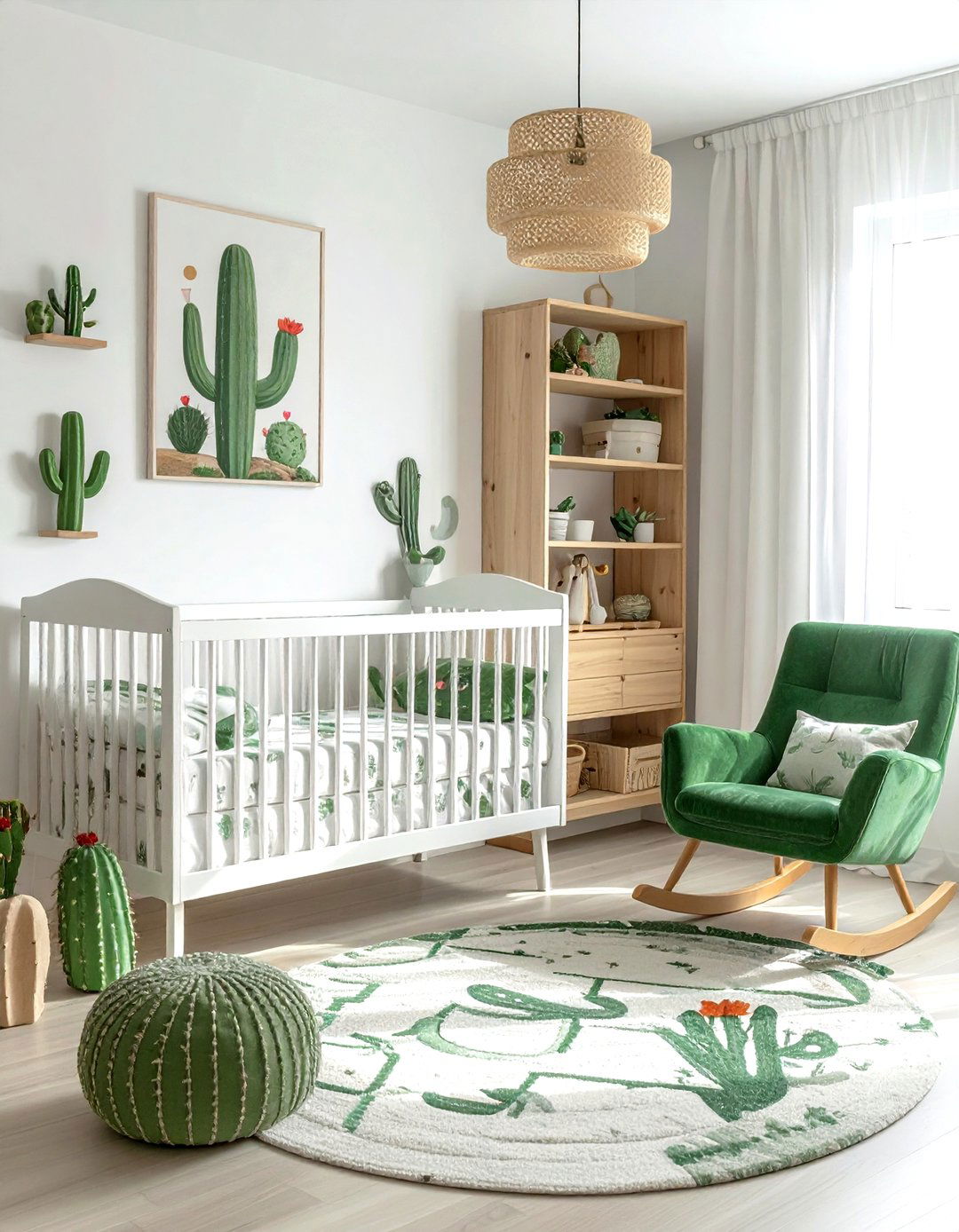 Cactus Nursery Decor - 30 cactus decor ideas