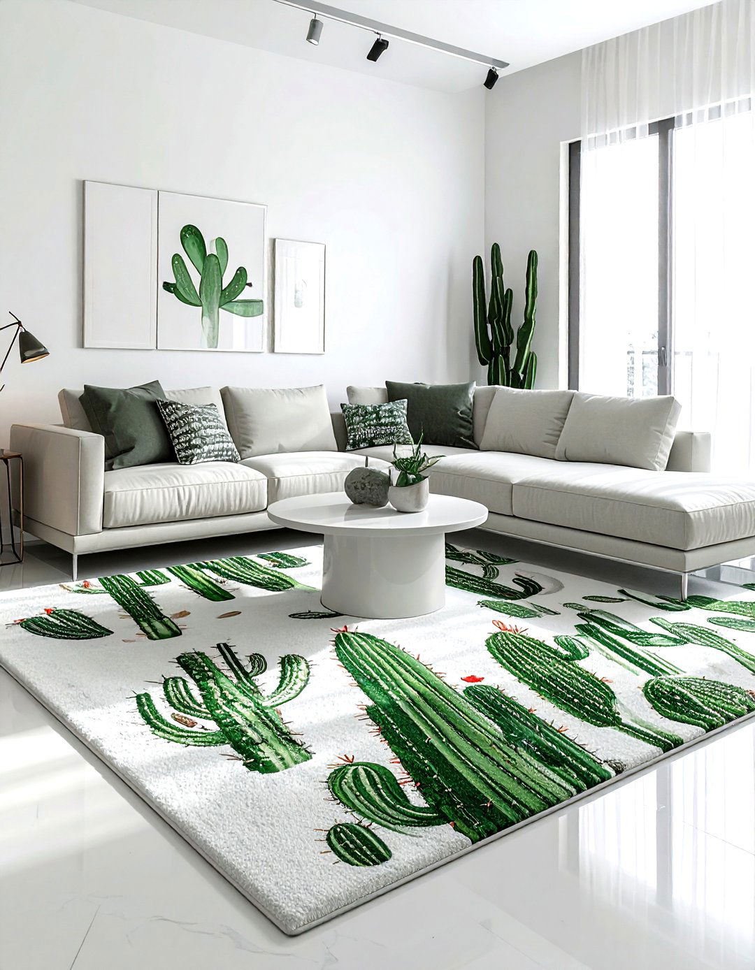 Cactus Rug - 30 cactus decor ideas