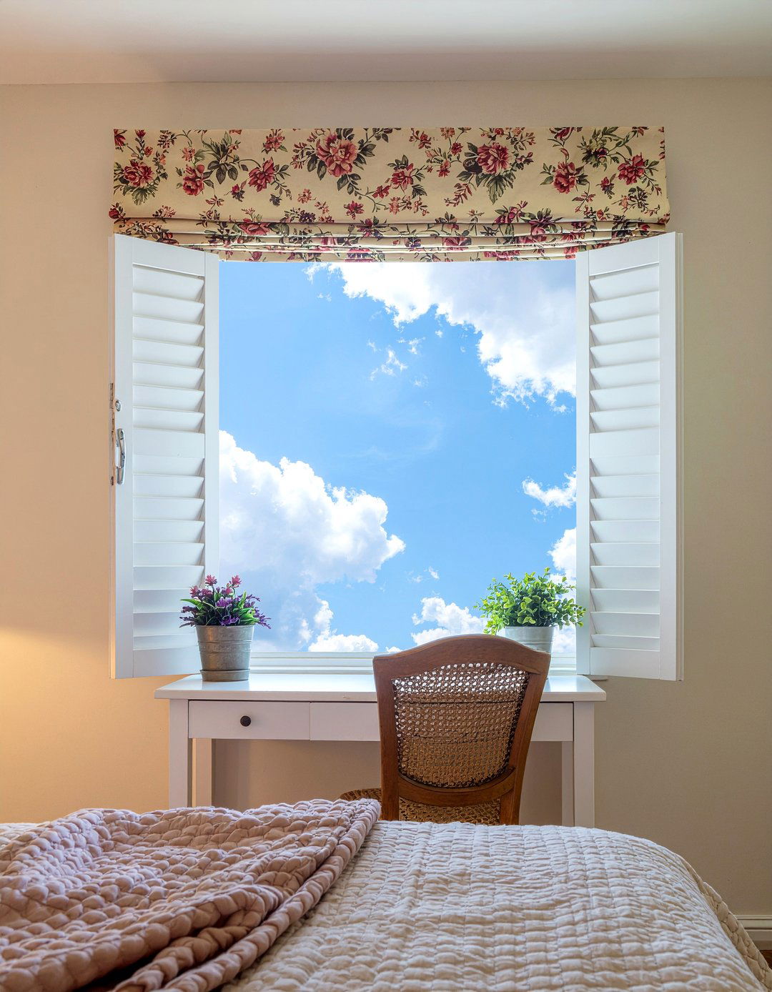 Cafe style shutters - 30 bedroom plantation shutters