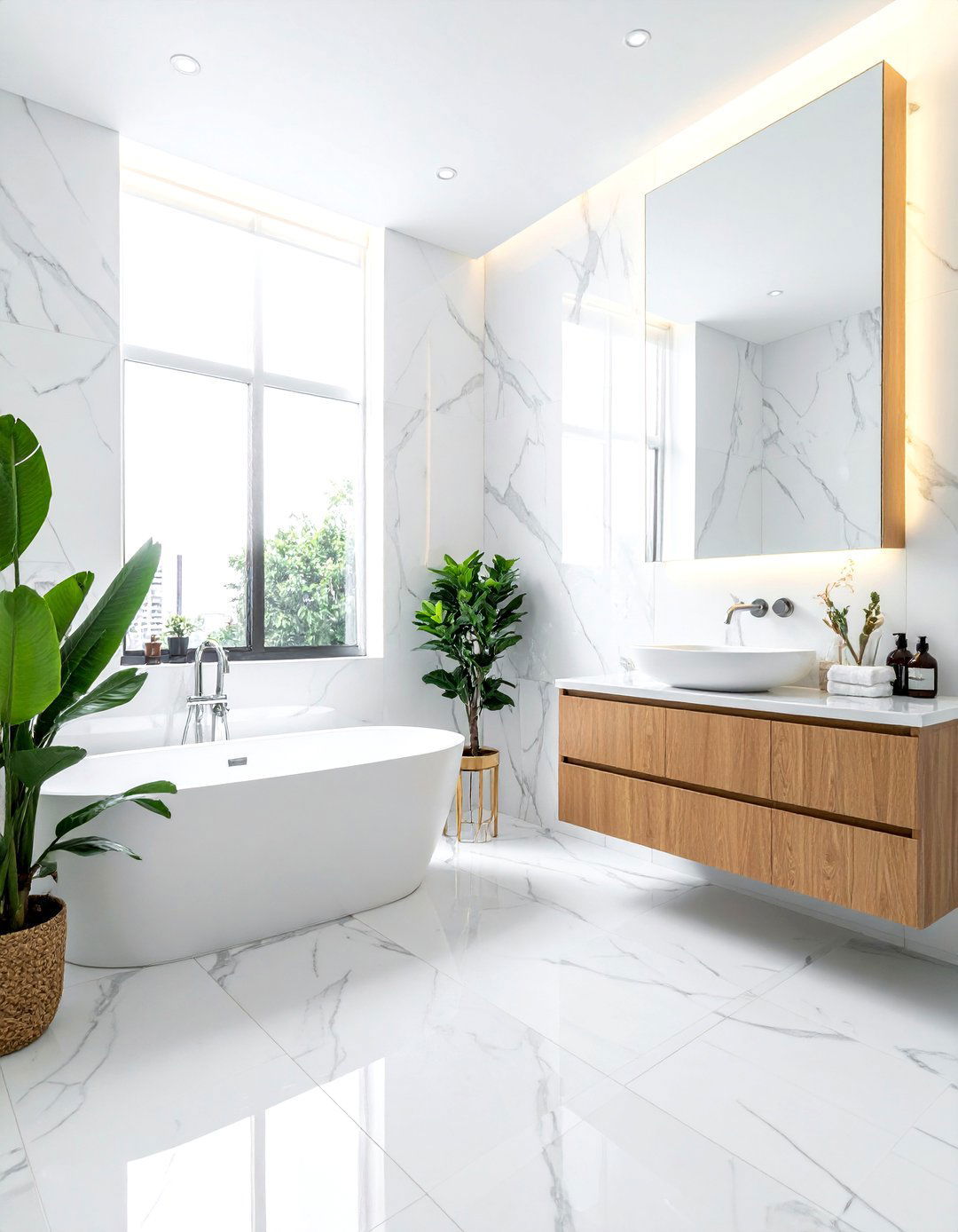 Calacatta lincoln marble bathroom - 30 Calacatta marble bathroom ideas