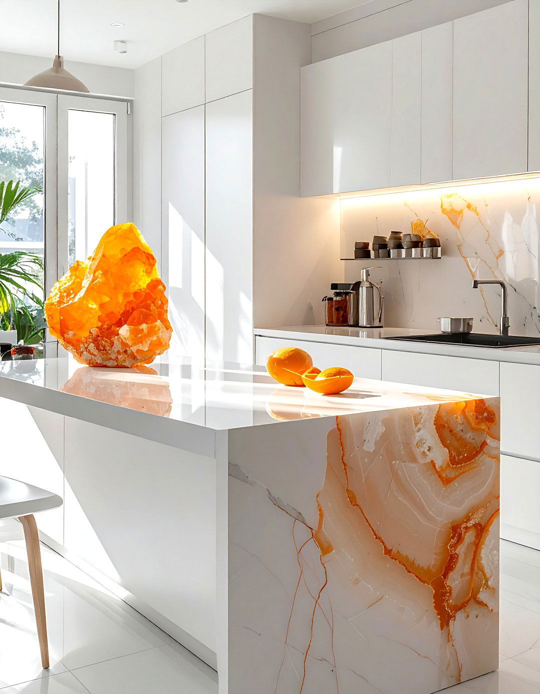 Calcite Specimen - 30 mineral decor ideas