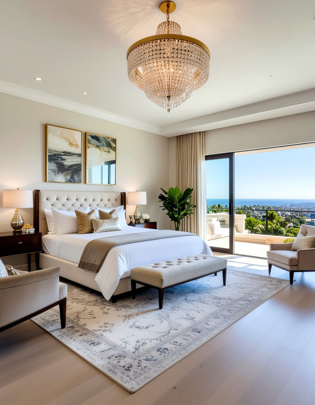 California glam bedroom - 30 celebrity bedroom ideas