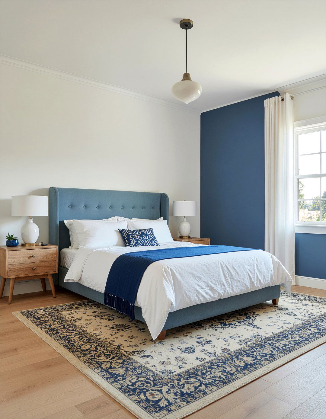 Calming blue bedroom - 30 sleep-friendly bedroom ideas