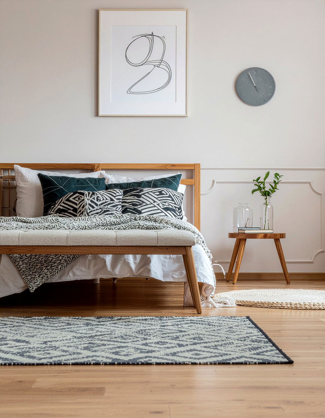 Camel bench for end of bed - 30 camel bedroom ideas