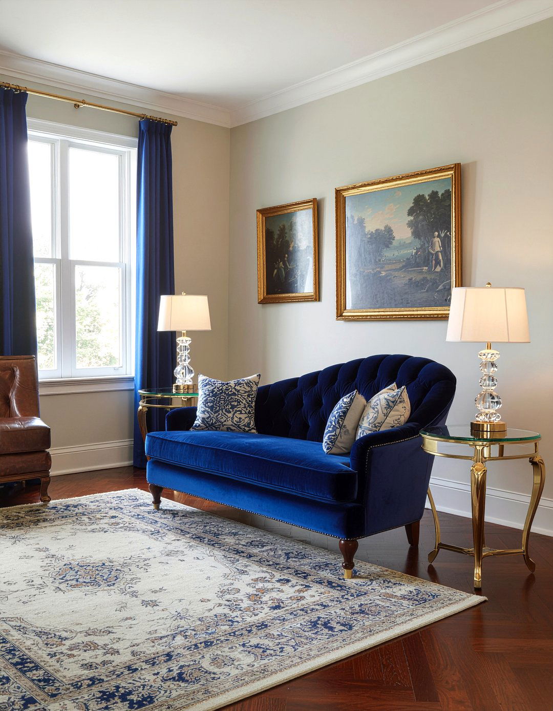 Camelback Sofa - 30 living room traditional furniture ideas