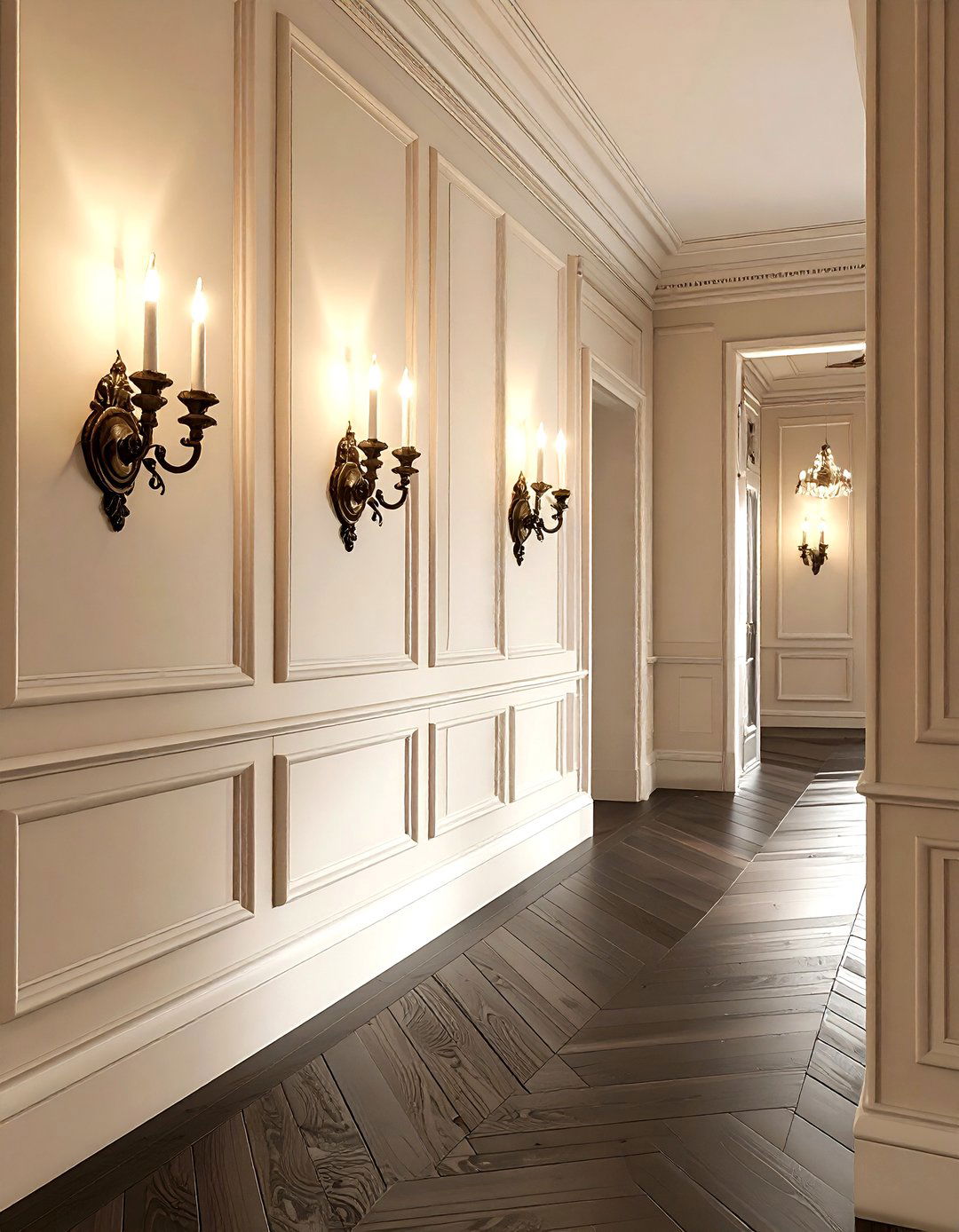 Candle Style Wall Light - 30 hallway lighting ideas