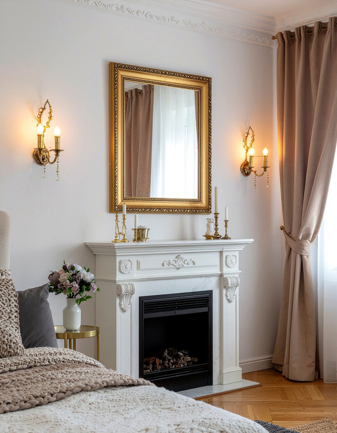 Candle wall sconce - 30 bedroom sconces