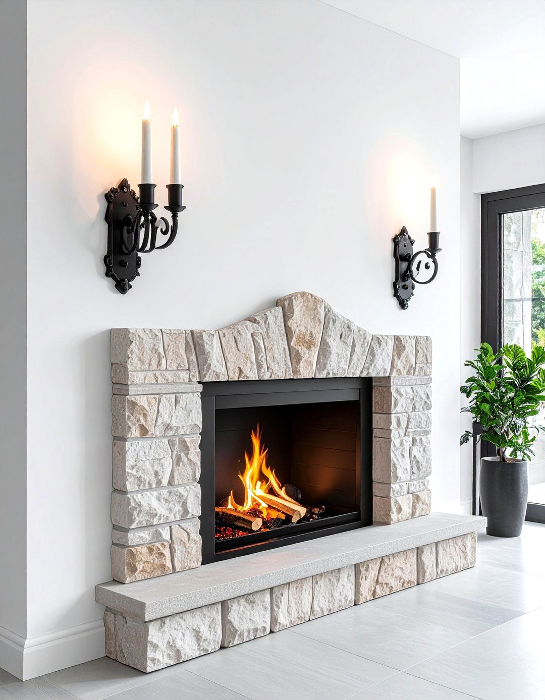 Candle wall sconce - 30 wall light ideas