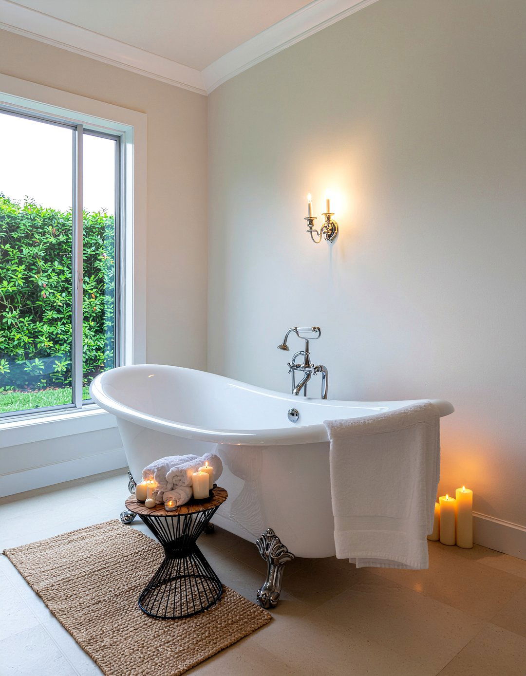 Candle wall sconce - 30 bathroom accent lighting ideas