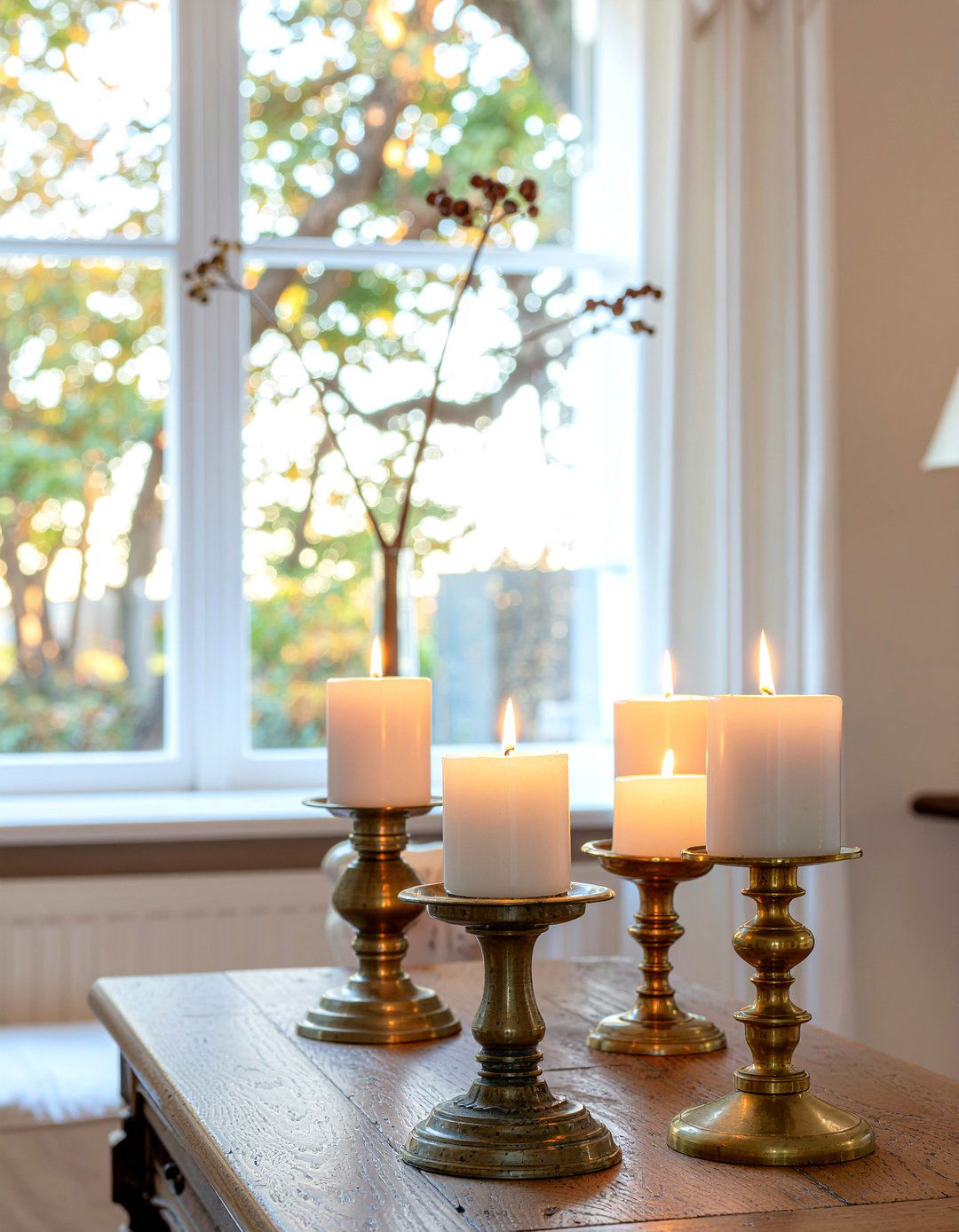 Candlelight Living Room - 30 light academia living room ideas