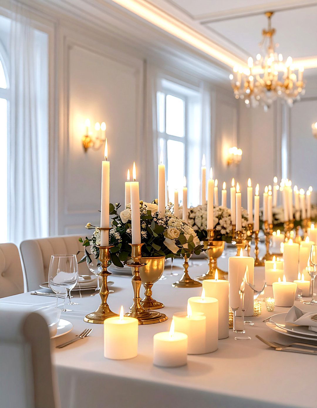 Candlelit Dining Room - 30 manor dining room ideas