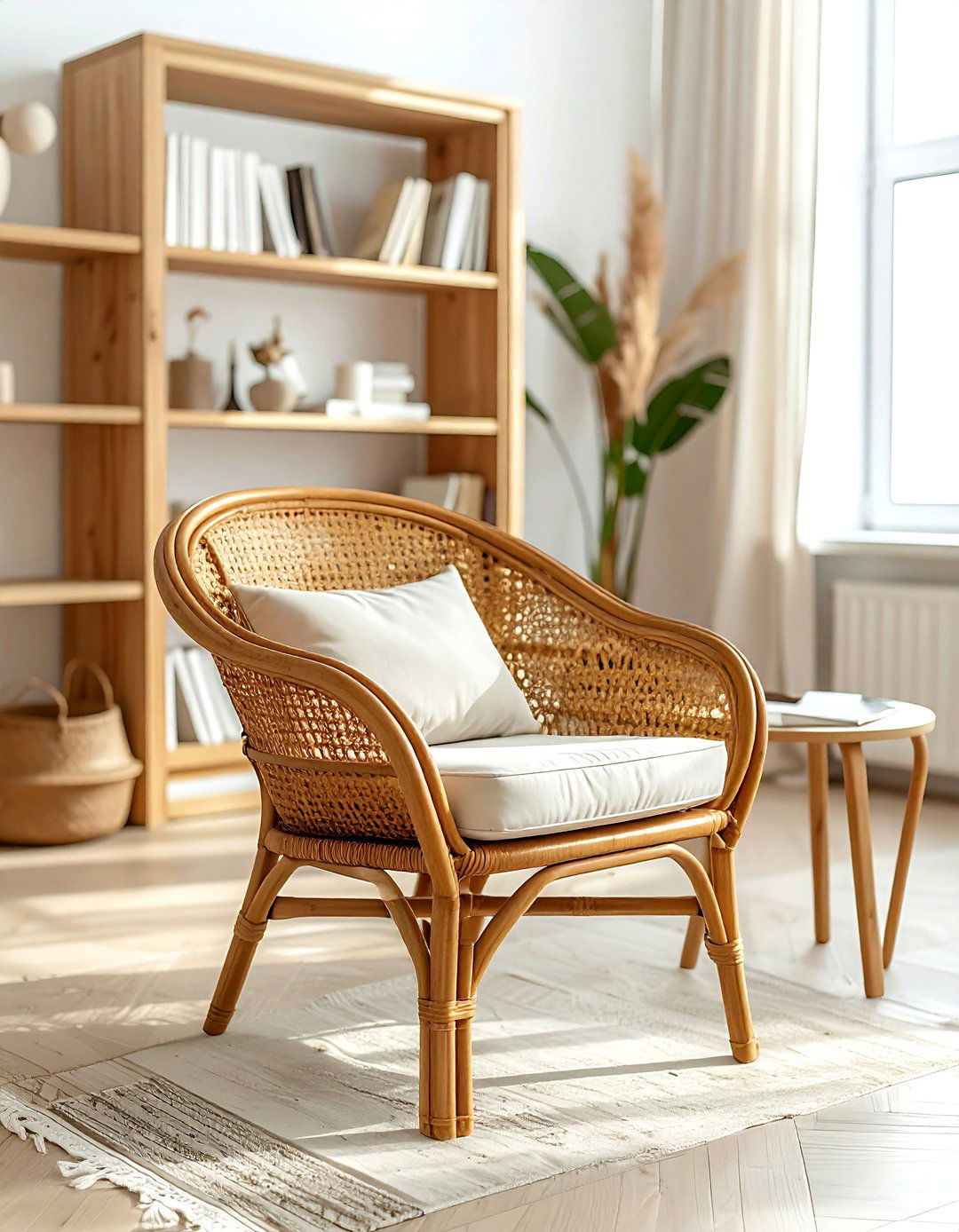 Cane Back Chair - 30 secondhand bedroom ideas