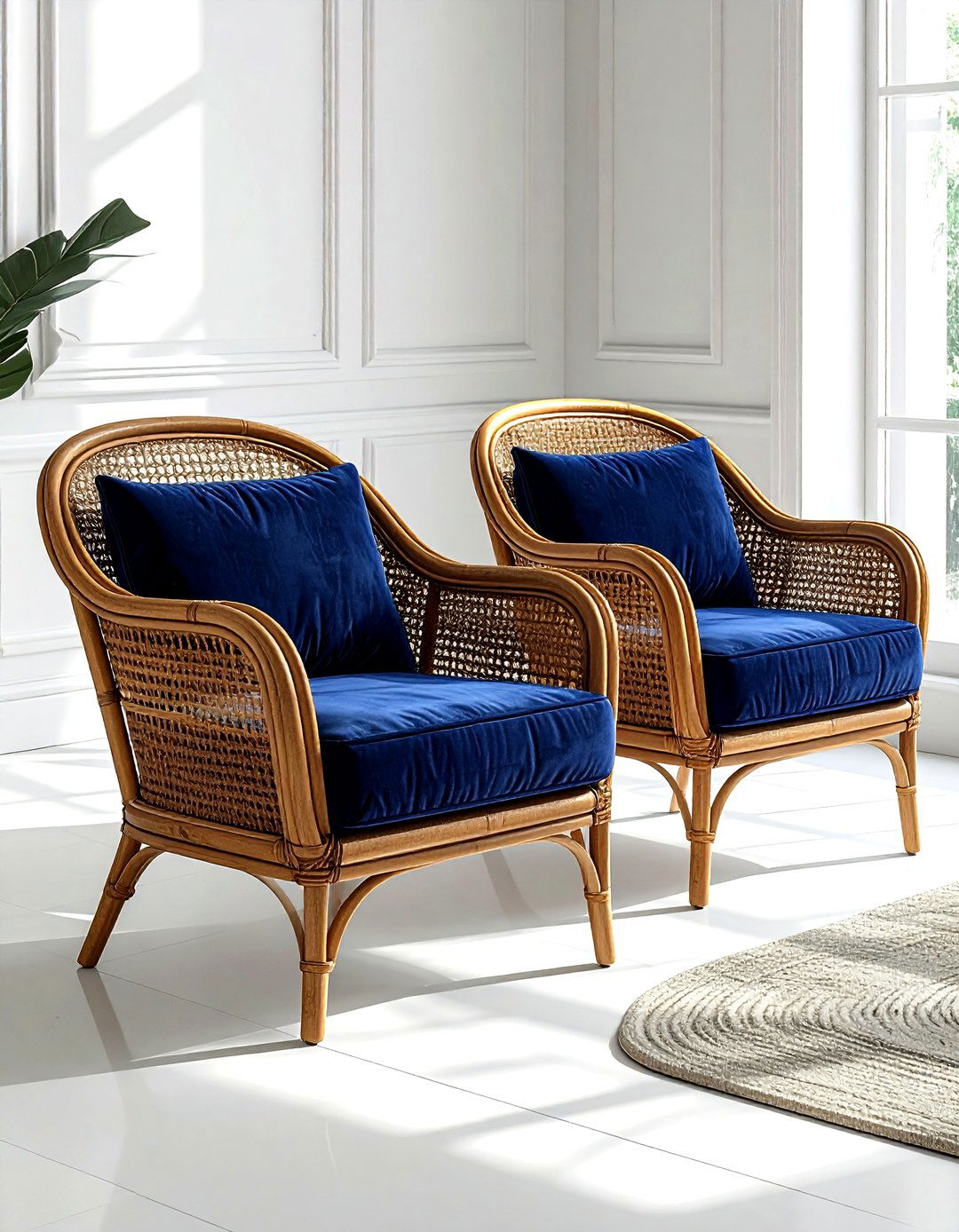 Cane Back Chair Velvet Seat - 30 dining room texture layering ideas