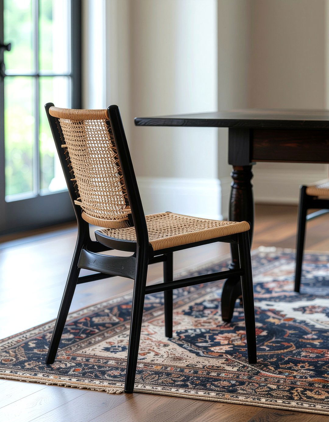 Cane Back Chairs - 30 dining room seating ideas