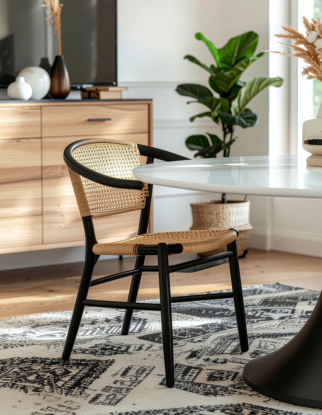 Cane Back Dining Chair With Arms - 30 host dining chair ideas