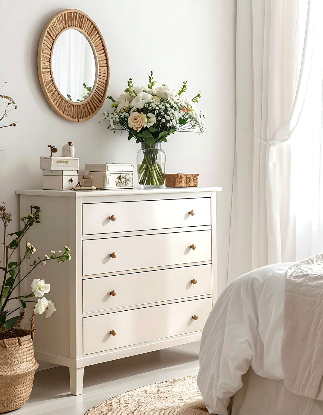 Cane Bedroom Dresser - 30 cane decor ideas