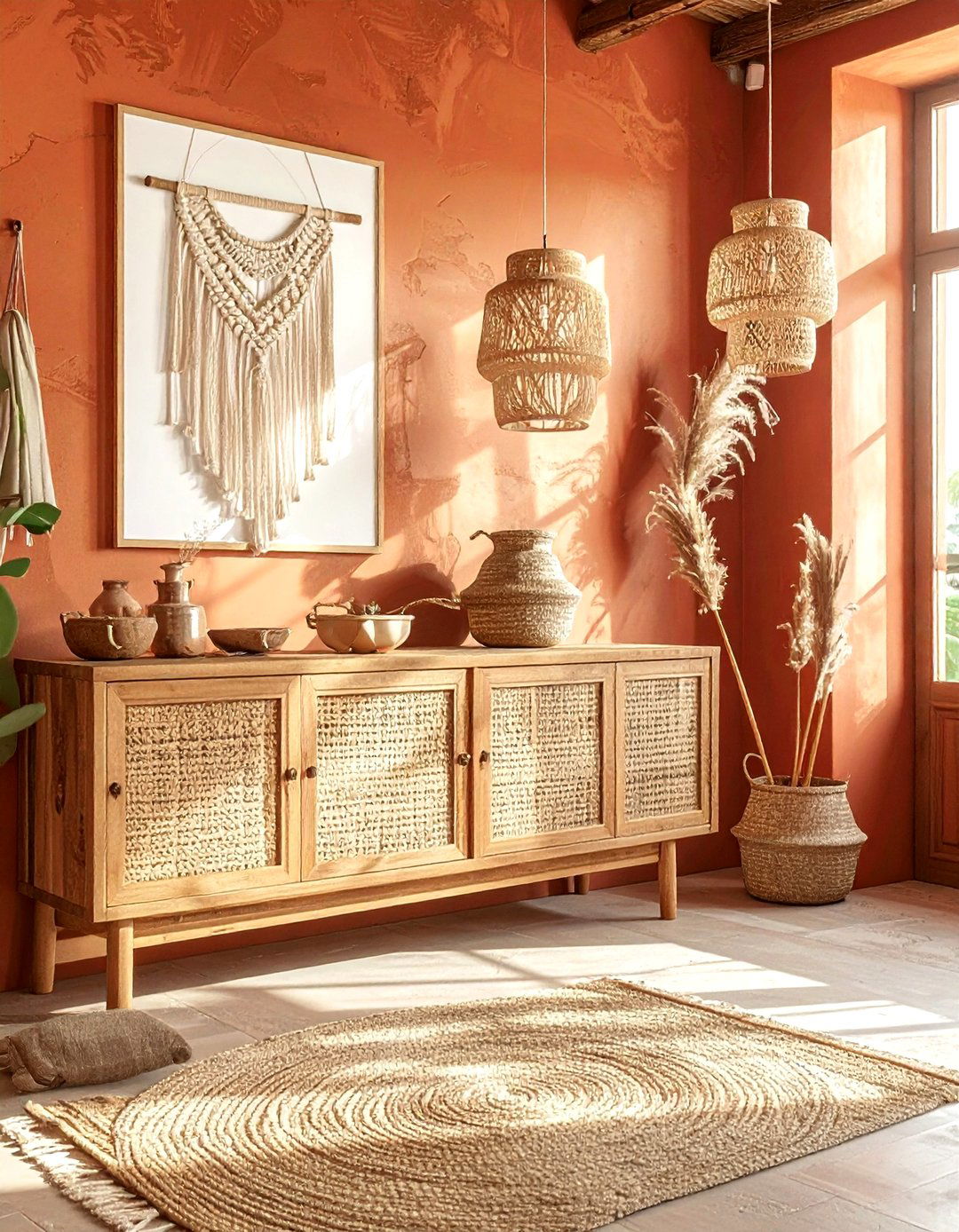 Cane Cabinet Dining Room - 30 mid-century buffet dining room ideas