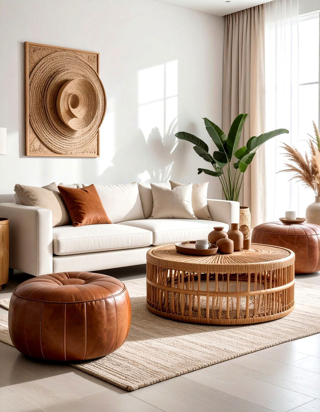 Cane Coffee Table - 30 cane decor ideas
