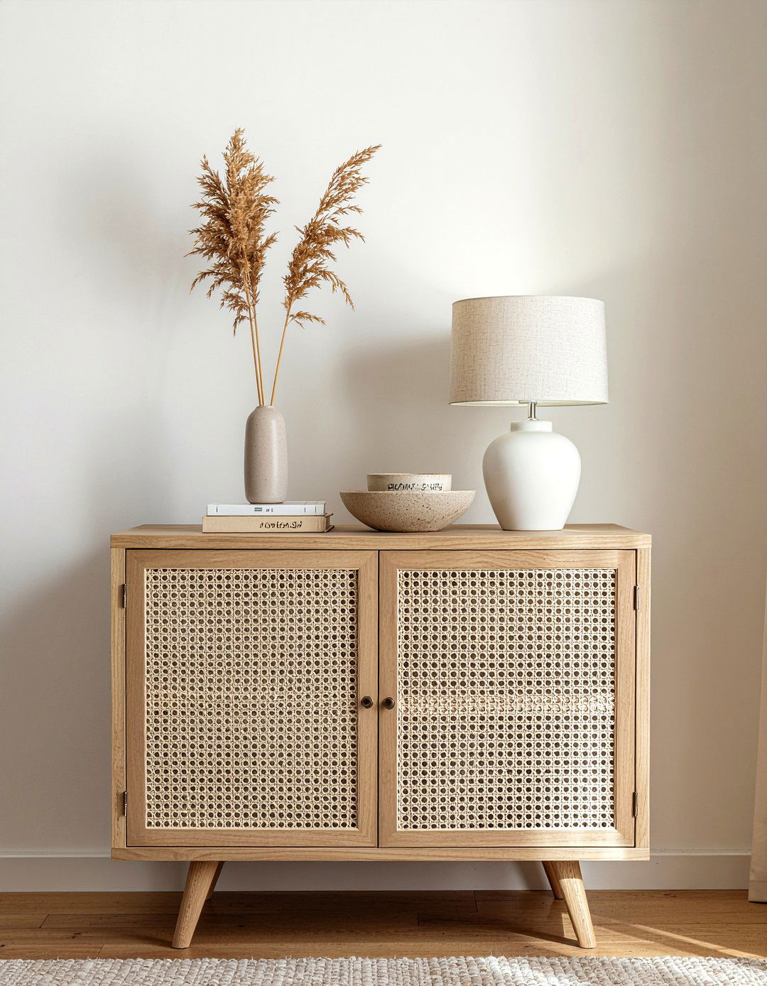 Cane Door Buffet - 30 living room buffet ideas