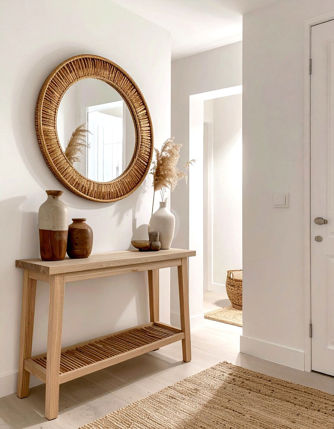 Cane Wall Mirror - 30 cane decor ideas